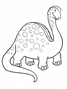 Dinosaur coloring page 3 - Free printable