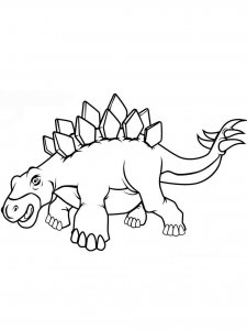 Dinosaur coloring page 34 - Free printable