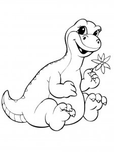 Dinosaur coloring page 36 - Free printable