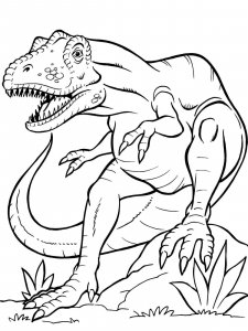 Dinosaur coloring page 37 - Free printable