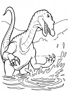 Dinosaur coloring page 39 - Free printable