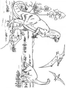 Dinosaur coloring page 43 - Free printable