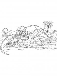 Dinosaur coloring page 5 - Free printable