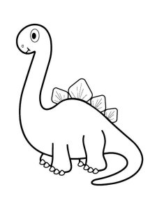 Dinosaur coloring page 6 - Free printable