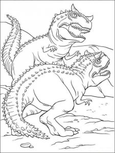 Dinosaur coloring page 7 - Free printable