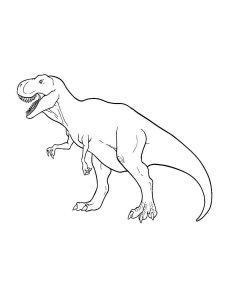 Dinosaur coloring page 75 - Free printable