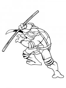Donatello coloring page 1 - Free printable