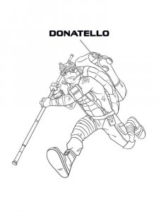 Donatello coloring page 12 - Free printable