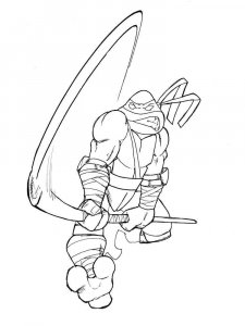 Donatello coloring page 16 - Free printable