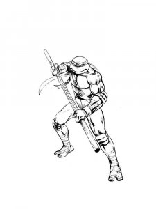 Donatello coloring page 5 - Free printable