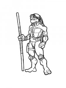Donatello coloring page 6 - Free printable