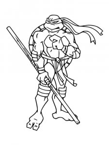 Donatello coloring page 9 - Free printable