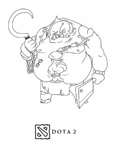 Dota2 Coloring Pages 23