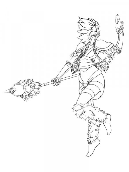 Dota 2 coloring pages