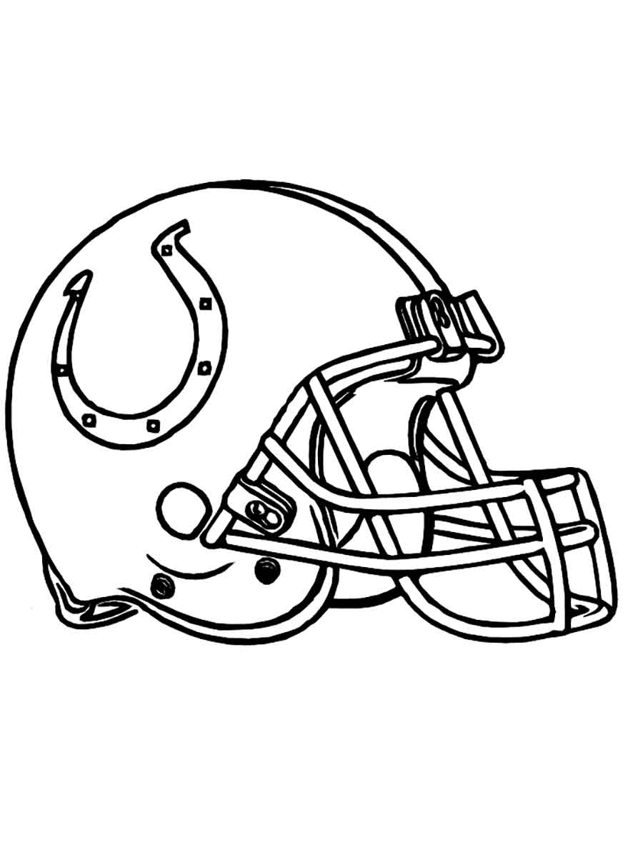 easy football helmet drawings