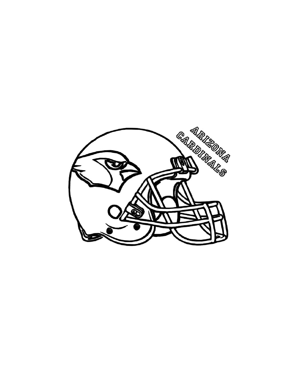 Football Helmet coloring pages Free Printable Football