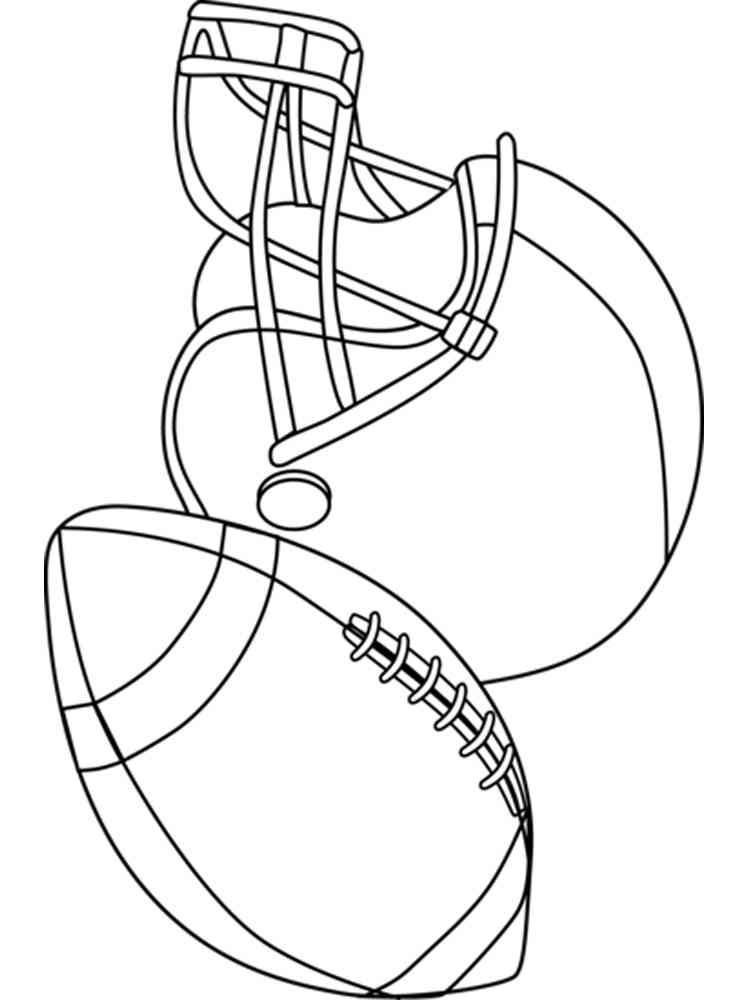 Download Football Helmet coloring pages. Free Printable Football ...