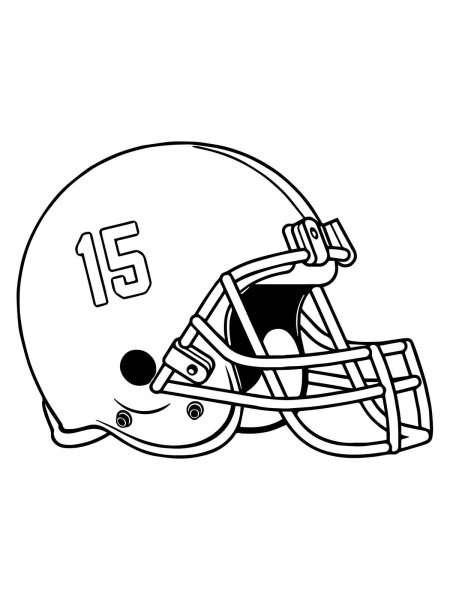 Football Helmet coloring pages