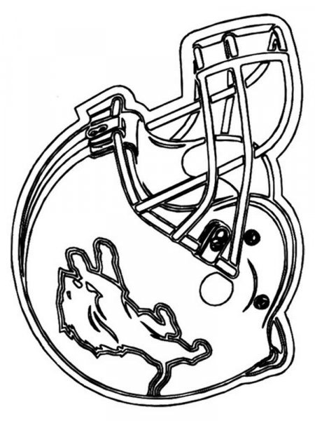 Football Helmet coloring pages