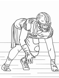 Football Player coloring page 21 - Free printable