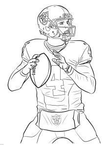Football Player coloring page 23 - Free printable