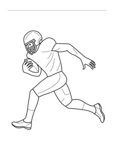 Football Player coloring page 26 - Free printable