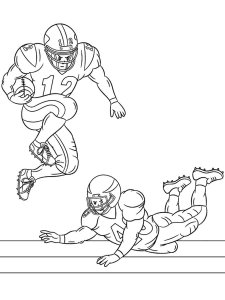 Football Player coloring page 30 - Free printable