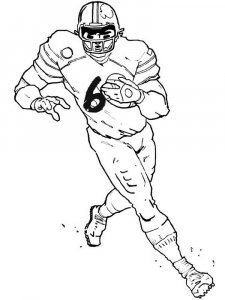 Football Player coloring page 14 - Free printable