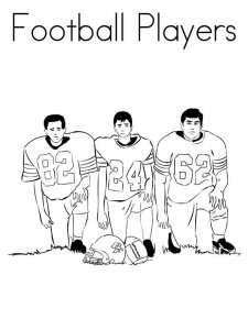Football Player coloring page 15 - Free printable