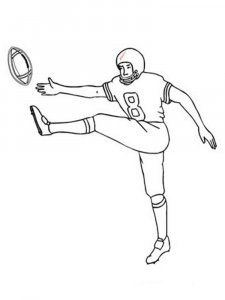 Football Player coloring page 7 - Free printable