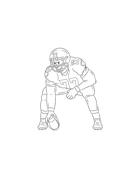 Football Player coloring pages