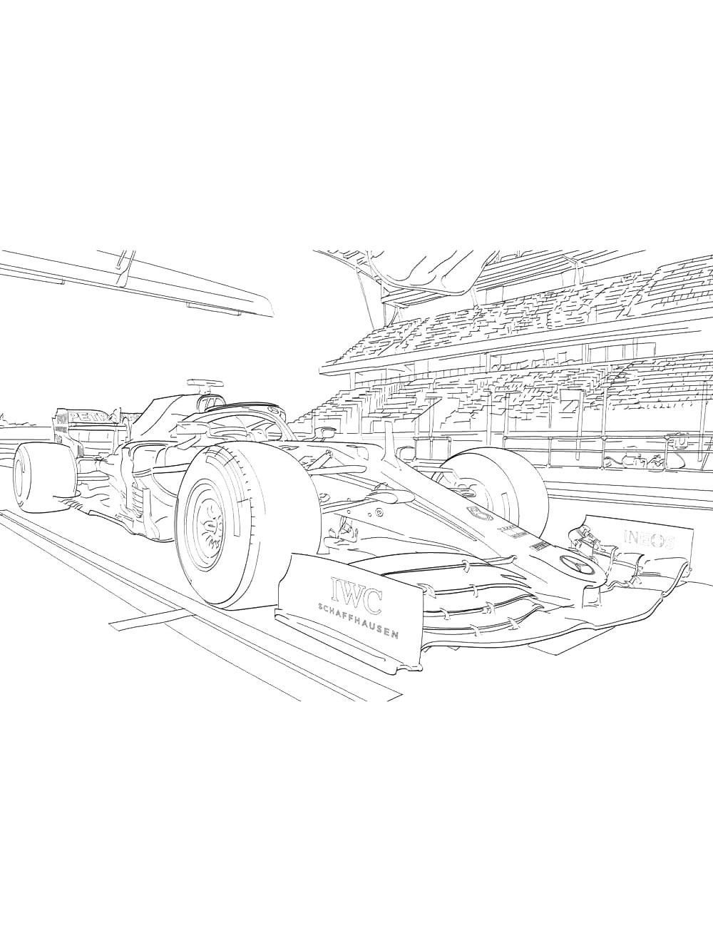 Formula 1 coloring pages. Free Printable Formula 1