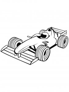 F1 coloring page