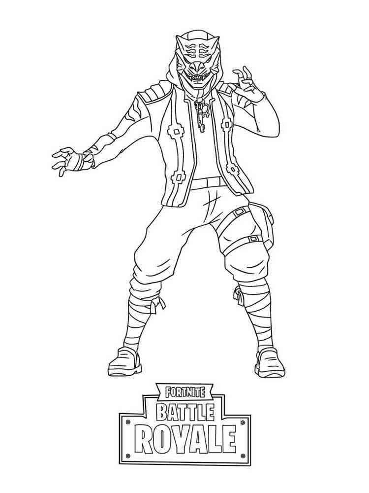 Free printable Fortnite coloring pages for Kids