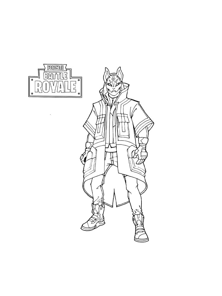 Free printable Fortnite coloring pages for Kids