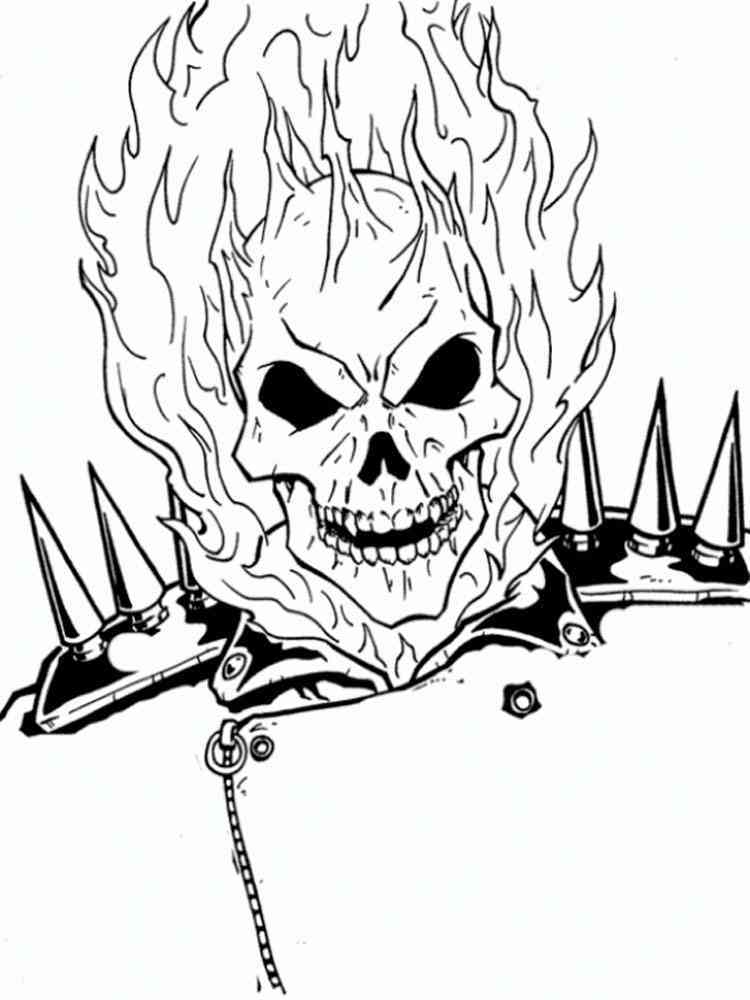 Ghost Rider coloring pages. Free Printable Ghost Rider coloring pages.