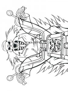 Ghost Rider coloring page 24 - Free printable