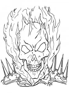 Ghost Rider coloring page 25 - Free printable