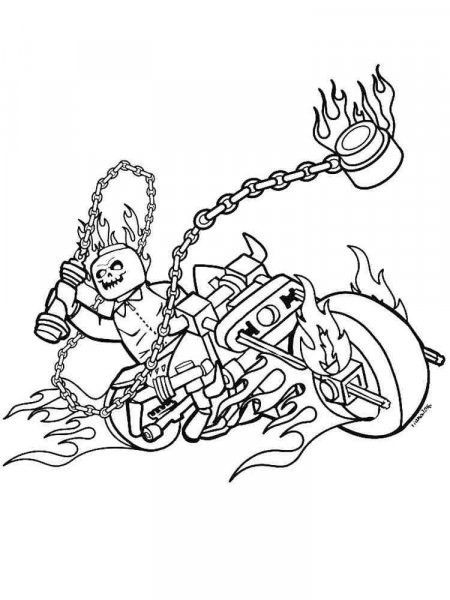 Ghost Rider coloring pages