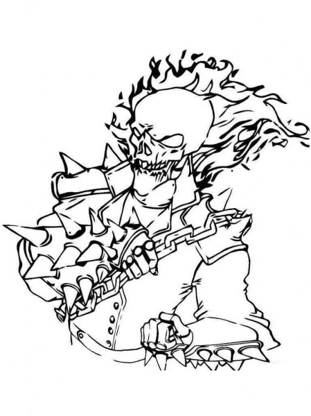 Ghost Rider coloring pages