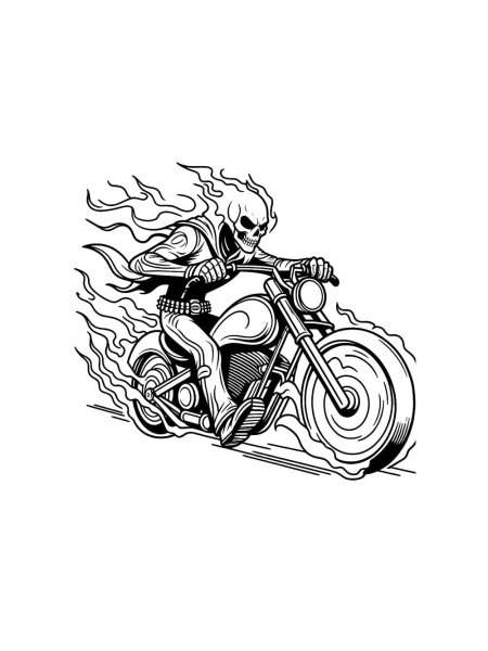 Ghost Rider coloring pages