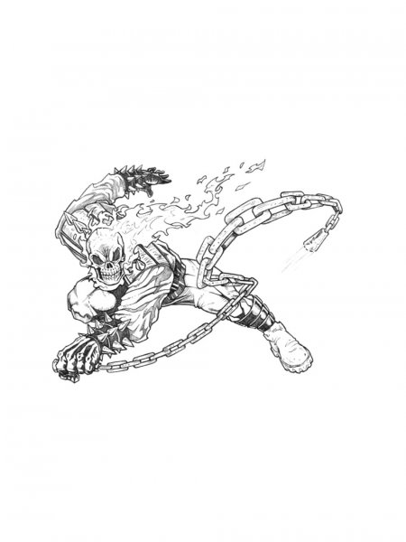 Ghost Rider coloring pages