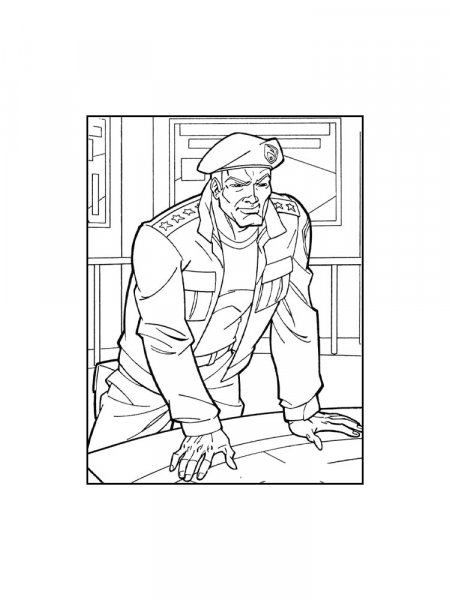 Gi Joe coloring pages