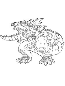 Godzilla coloring page 12 - Free printable