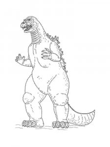 Godzilla coloring page 16 - Free printable