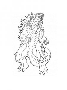 Godzilla coloring page 21 - Free printable