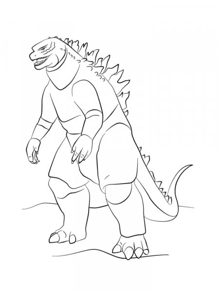 Godzilla Coloring Pages