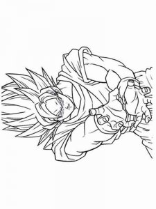 Goku coloring page 17 - Free printable