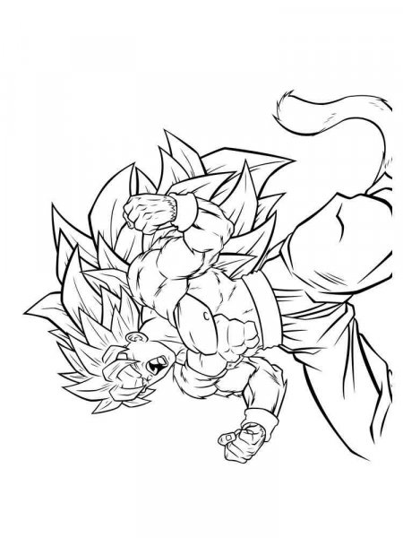 Goku coloring pages