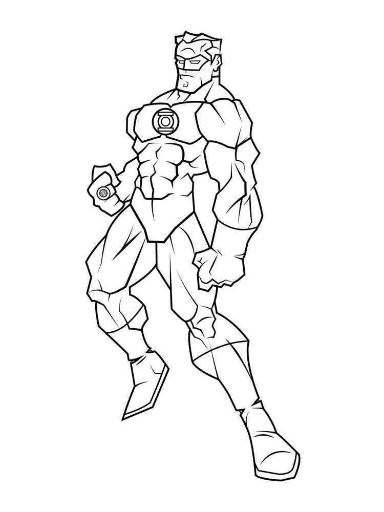 Download Green Lantern coloring pages. Free Printable Green Lantern coloring pages.